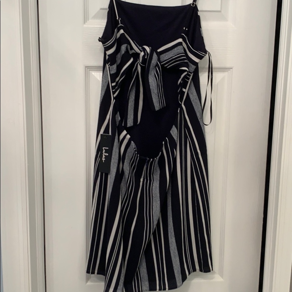 Lulu's striped navy and white summer dress